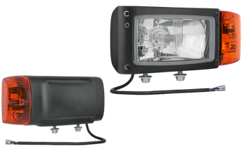 Reflektor przedni typu H4 z przewodem - lewy