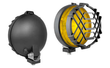 Drogowy reflektor halogenowy - żółty