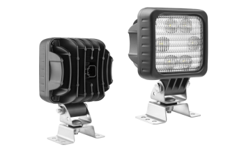 Lampa robocza z diodami LED, uchwytem omega i wbudowanym złączem Deutsch DT04-2P