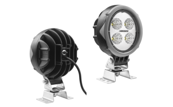 Lampa robocza z diodami LED, uchwytem omega, przewodem i wyłącznikiem