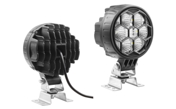 Lampa robocza z diodami LED, uchwytem omega i przewodem