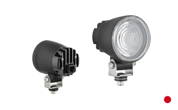 Lampa specjalna z diodami LED i wbudowanym złączem Deutsch DT04-2P - czerwona