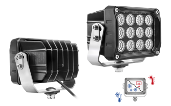 Lampa robocza z diodami LED, uchwytem dolnym i przewodem