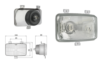 Element optyczny typu H4 (światła: mijania, drogowe)