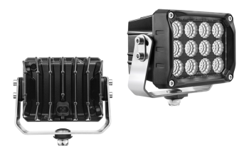 Lampa robocza z diodami LED, uchwytem dolnym i wbudowanym złączem AMP SuperSeal