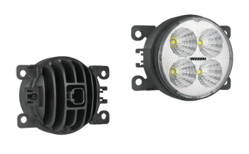Lampa robocza z diodami LED i wbudowanym złączem Deutsch DT04-2P (umocowanie pod 4 śruby)