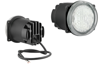 Przeciwmgłowy (przeciwmgielny) reflektor z diodami LED i przewodem (umocowanie pod 4 śruby)