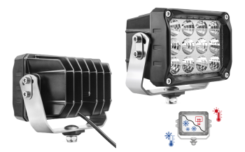 Lampa robocza z diodami LED, uchwytem dolnym i przewodem