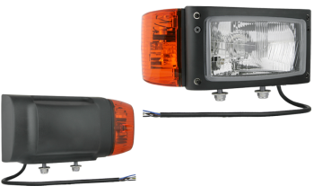 Reflektor przedni typu H4 z przewodem - prawy