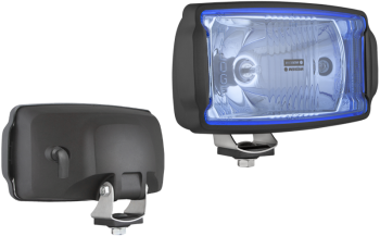 Drogowy reflektor halogenowy - błękitny