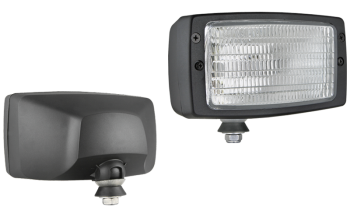 Halogenowa lampa robocza w obudowie