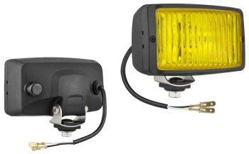 Przeciwmgłowy (przeciwmgielny) reflektor halogenowy - żółty