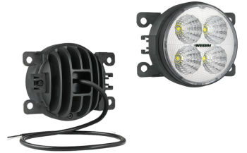 Lampa robocza z diodami LED i przewodem (umocowanie pod 4 śruby)