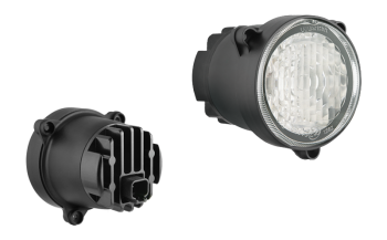 Lampa do jazdy dziennej z diodami LED i wbudowanym złączem Deutsch DT04-2P (umocowanie pod 3 śruby)