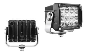 Lampa robocza z diodami LED i wbudowanym złączem AMP SuperSeal - niebieska