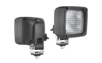 Halogenowa lampa robocza z wbudowanym złączem AMP Faston i wyłącznikiem