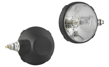 Reflektor przedni typu H4 w obudowie z tworzywa - prawy (światła: mijania, drogowe, pozycyjne)