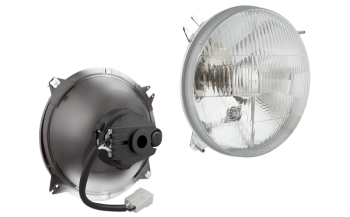 żarówka H4 12V, złącze AMP Faston, przewód 0,1 m, oprawka żar. IP66