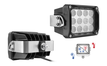 Lampa robocza z diodami LED, uchwytem tylnym i przewodem