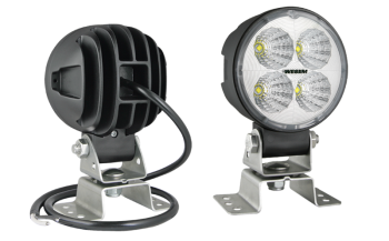 Lampa robocza z diodami LED, uchwytem omega i przewodem