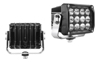 Lampa robocza z diodami LED, uchwytem dolnym i wbudowanym złączem Deutsch DT04-2P