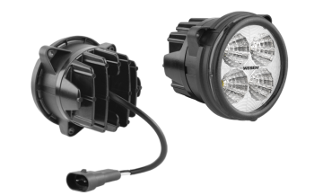 Lampa robocza z diodami LED, przewodem i złączem HB3 2P Cap (umocowanie pod 3 wkręty)