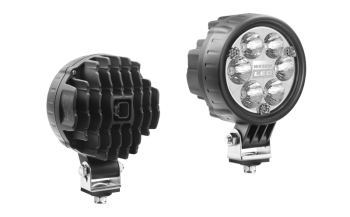 Lampa robocza z diodami LED i wbudowanym złączem Deutsch DT04-2P - niebieska