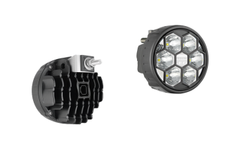 Lampa robocza z diodami LED, uchwytem tylnym i wbudowanym złączem Deutsch DT04-2P