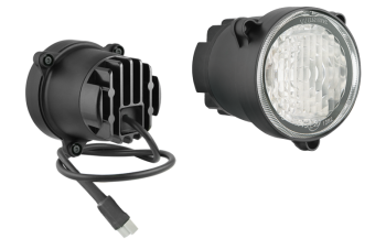 Lampa robocza z diodami LED, przewodem i złączem Deutsch DT04-2P (umocowanie pod 3 wkręty)