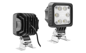 Lampa robocza z diodami LED, uchwytem omega i przewodem